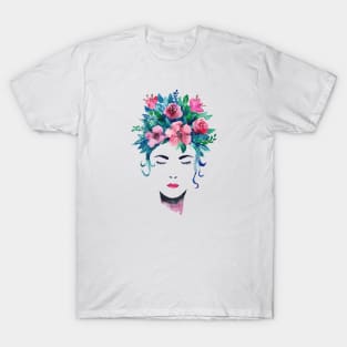 Watercolor Face T-Shirt